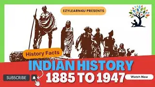 Important Events In Modern India History 1885-1947 #indianhistory #modernindianhistory