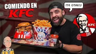 EATING at KFC the NEW OTAKU MENU for the FIRST TIME *not what I expected*