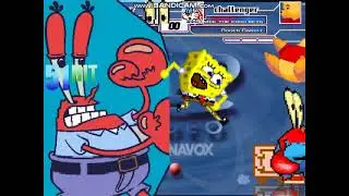 MUGEN: SpongeBob (Me) & Mr. Krabs vs Winnie & Roger Rabbit
