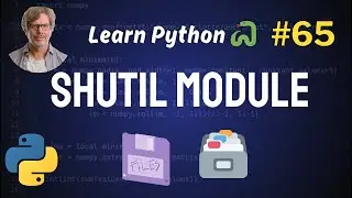 Shutil Module Python | Advanced file Handling - Python Full Course 🐍 2024