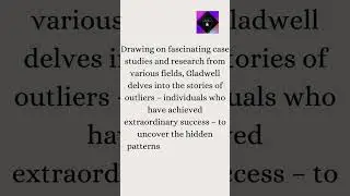 Outliers: The Story of Success book #bookreview #booktube #outliers