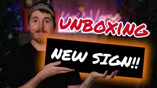UNBOXING Neon Sign for my Channel! THIS IS AWSOME