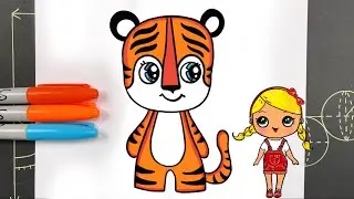 How to draw a Tiger