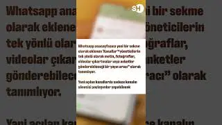 MESAJLAŞMADAN SOSYAL MEDYA UYGULAMASINA! WHATSAPP’TA KANALLAR ÖZELLİĞİ NEDİR?