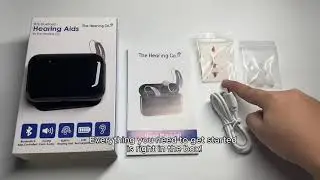 BTE Bluetooth Hearing Aids Unboxing