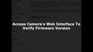 IP Camera Firmware Training