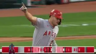 Mike Trout Homers In 7th Straight Game! (35th Of Season)
