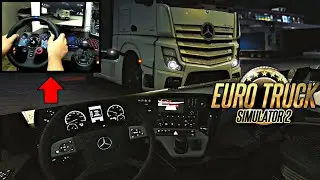 Euro Truck Simulator 2 Realistic Driving (900° Steering Wheel + Shifter)