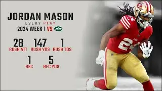 Jordan Mason Week 1 Replay: Every Run, Target, and Catch vs New York Jets