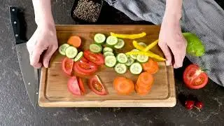 Large Acacia Wood Cutting Boards Cheese Charcuterie Board for Kitchen with Juice Groove & Hand Grip