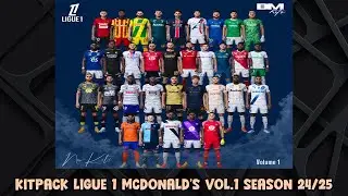 KITPACK LIGUE 1 MCDONALD'S VOL.1 SEASON 24/25 - PES 2021 & FOOTBALL LIFE 2024