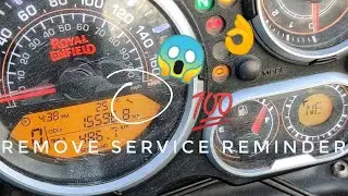 How to remove SERVICE REMINDER from Himalayan!!!