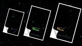 Avee Player Template Green Screen Whatsapp Status in 3 photo status - || MS ||