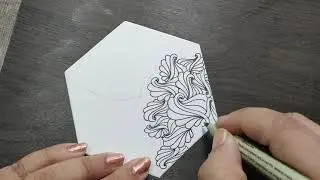 Unbirthday - Easy Zentangle Pattern - InktanglingSeries#1 - Short Tutorial - Year 2021