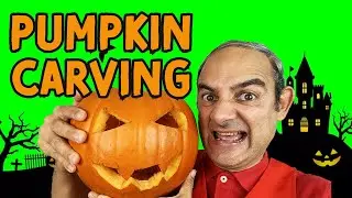 CARVING A HALLOWEEN PUMPKIN 🎃