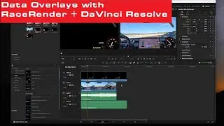 Lap data overlays with DaVinci Resolve and RaceRender