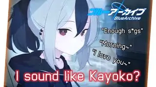 Voice acting [Blue Archive]