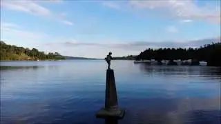 DJI Mavic Air @Wee Peter statue Loch Lomond