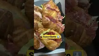Croissants rellenos #croisant #croissant #bakery #pastelero #vegetal #jamon #atun #queso