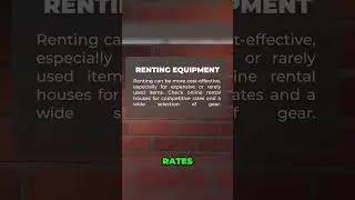 Renting vs. Owning - The Cost-Effective Solution for Expensive or Rarely Used Items