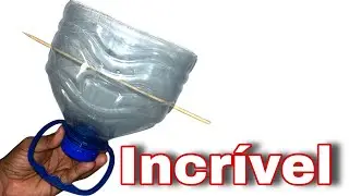 IDÉIA DE GÊNIO COM PALITO E GARRAFAPET-IDÉIAS INCRÍVEIS.