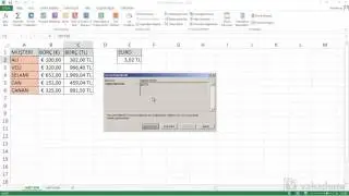34/34 Microsoft Excel 2013'te Formülleri İzleme
