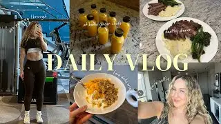A day in my life! DIY ginger shots, clothing haul, etc.
