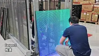 Your 500㎡ transparent screen has been sent!!!🎉🎉