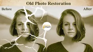 Old Photo Restoration: Very Old Photo Restoration Photoshop || Clipping Amazon