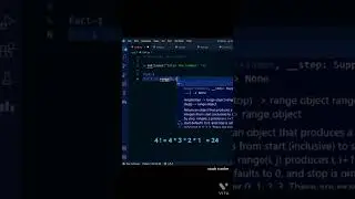 Python program to calculate the factorial of the number| python language|