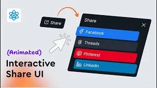 How to Build an Interactive Expanding Share Button in React (Step-by-Step)