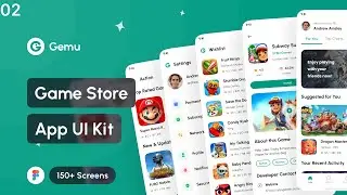 Design a Gaming App in Figma | Figma Mobile App Design Tutorial | 02 | UI/UX Design 