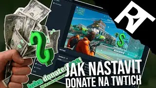 Jak nastavit donate na Twitch 2024 - streamlabs donate cz