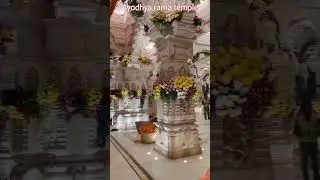 Ayodhya Rama mandhiram Decoration 