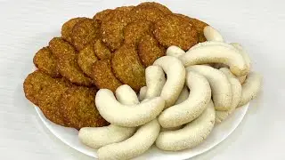 Два рецепта вкуснейшего печенья! Готовится быстро, съедается еще быстрее!