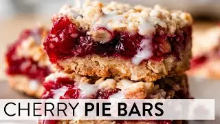Crumb Topped Cherry Pie Bars | Sally's Baking Recipes