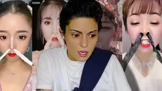 THE POWER OF MAKEUP!!! FRAUD IS IN THE KNEEL-HEIGHT MAKEUP OF ASIAN GIRLS!!!