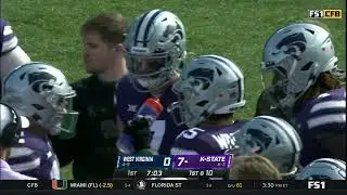 2021 West Virginia at Kansas State full football game
