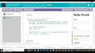 How to use an input element as an output in JavaScript