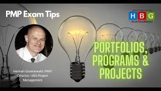 PMP Exam tips .. Portfolios, Programs & Projects