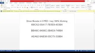 Driver Booster 4.3 PRO + key 100% Working