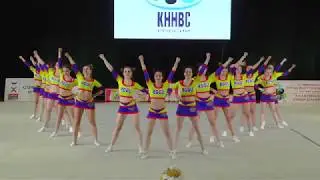 Всероссийские студенческие соренования по чир спорту. Сборная РГГУ.