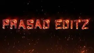 KGF bgm With Name TitleCard/KGF Chapter 2 Font/ KGF Movie Title Fire Effect/