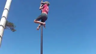 Лазанье по шесту