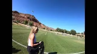 Waking around the park