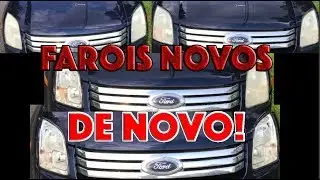 Como deixar os faróis do seu carro novos.