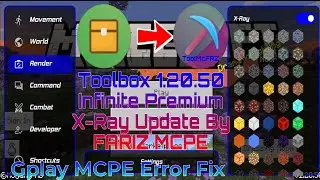 TOOLBOX FOR MCPE 1.20.50 INFINITE PREMIUM X-RAY UPDATE BY FARIZ MCPE