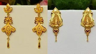 GOLD EARRING DESIGNS  COLLECTION ||The Fashion Plus