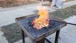 КАК СДЕЛАТЬ ПЕРЕНОСНОЙ КУЗНЕЧНЫЙ ГОРН
