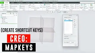How to create Mapkeys in Creo | Mapkeys in creo parametric | how to create shortcut keys in creo